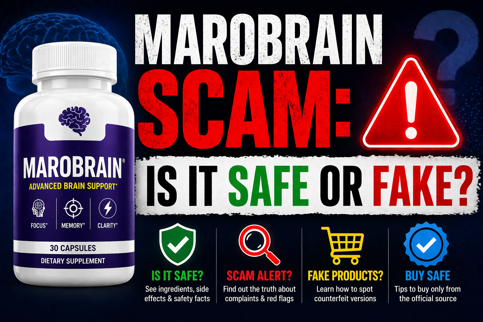Marobrain Scam: Is It Safe or a Fake Product? (2026 Warning)